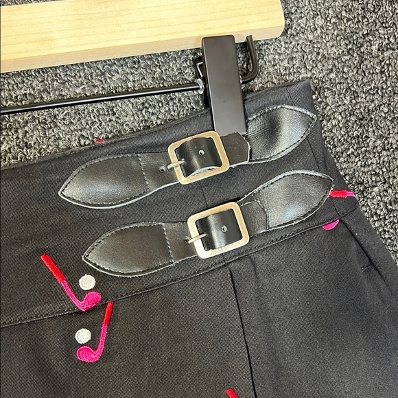 Lilly Pullitzer Black and Pink Golf Skort, Women’s 2 - Picture 4 of 12